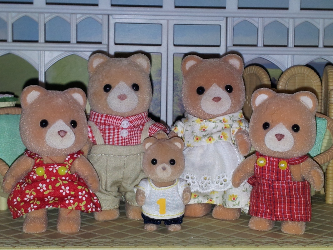 sylvanian Families UK Petite Bear Family JP Version