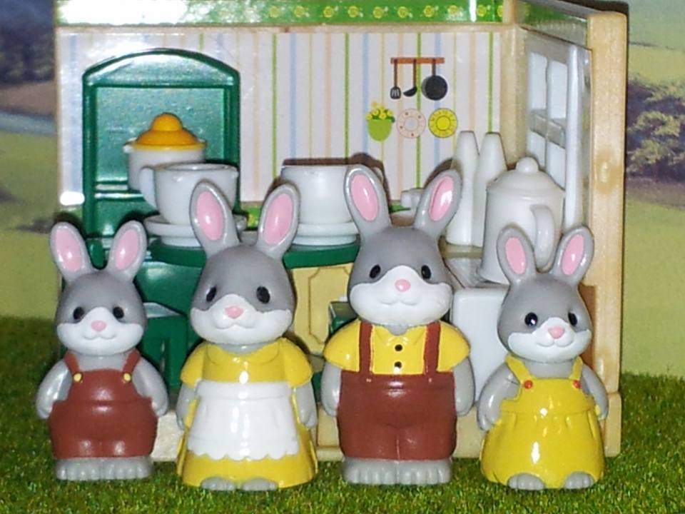 sylvanian families cottontail rabbit family