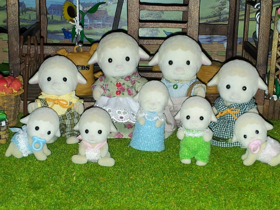 calico critters lamb family