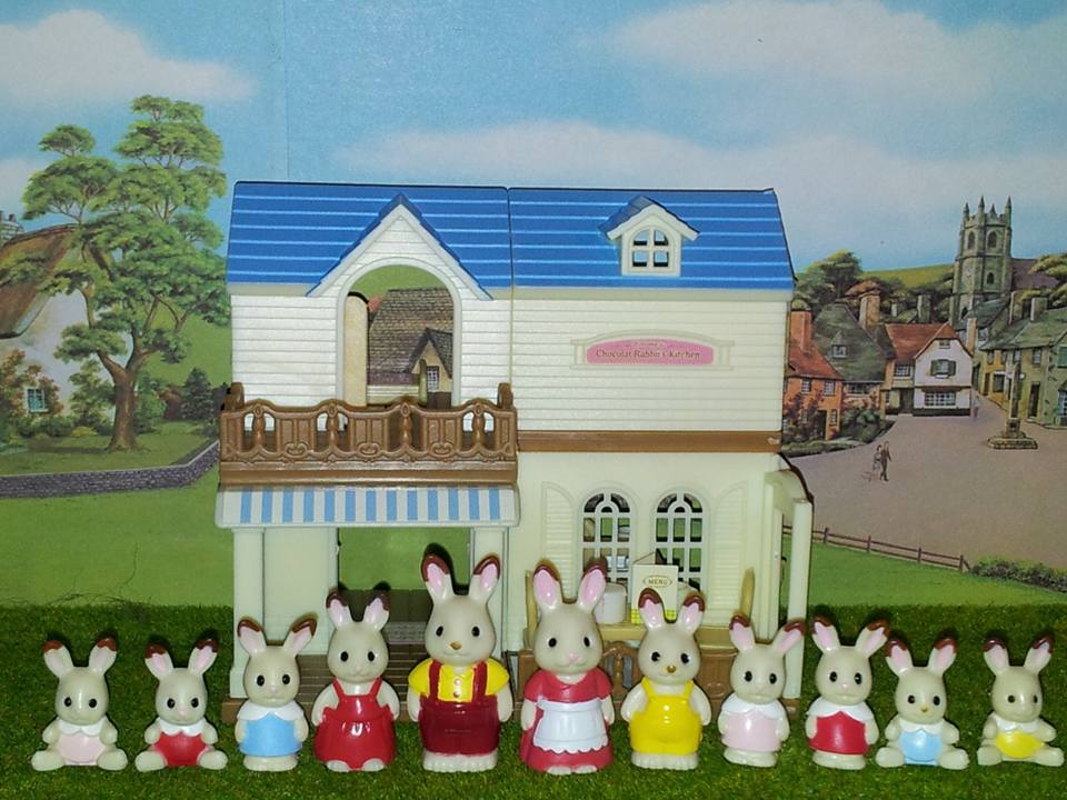 sylvanian families rabbit house