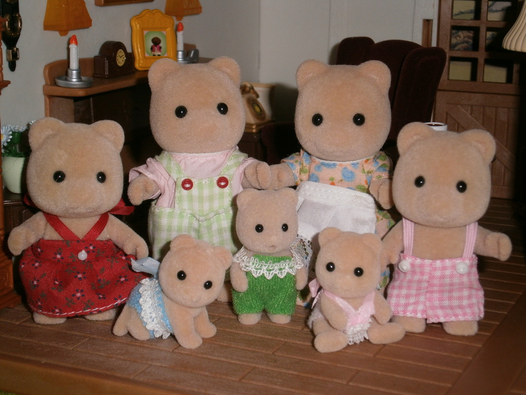 Sylvanian Families UK Honey Bear Family