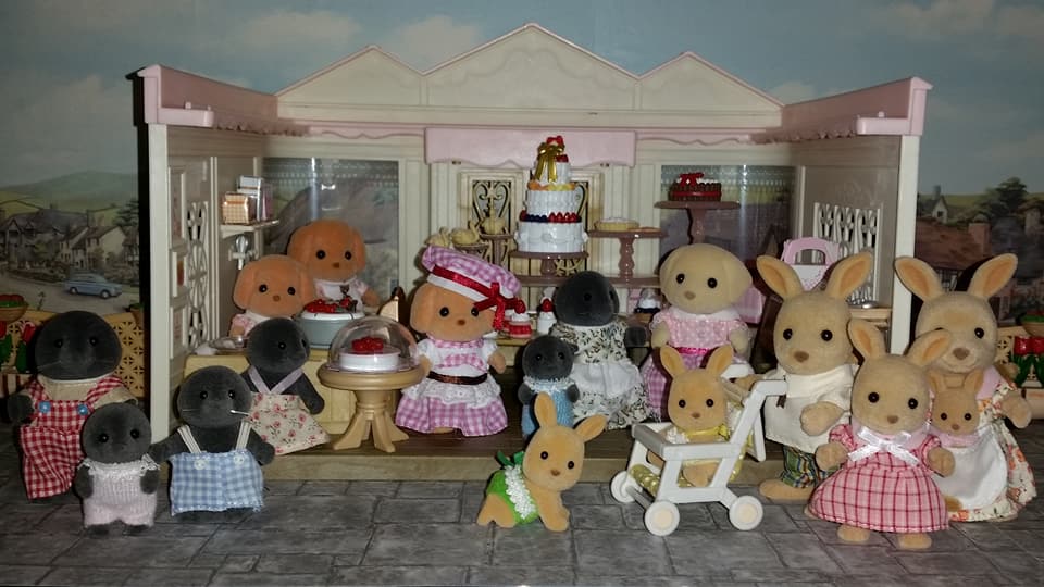 sylvanian families village cake shop