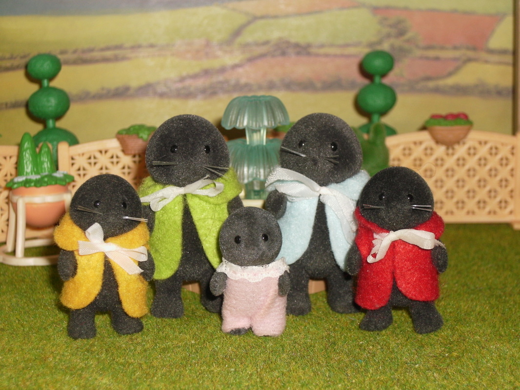 Japan Sylvanian Families RARE! ORIGINAL MCBURROWS MOLE Dollhouse Miniature  Toy